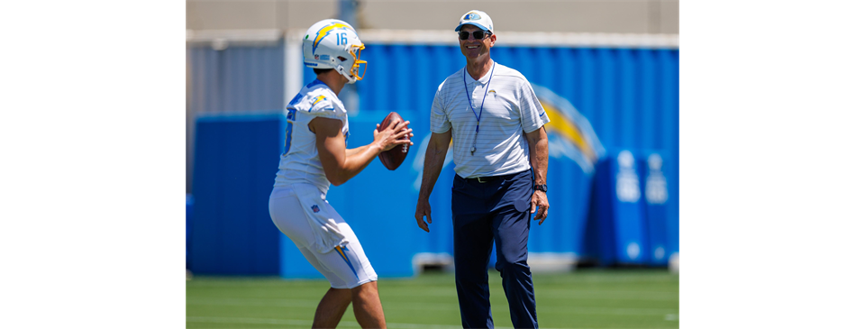 SBYS Athlete at Chargers Camp!